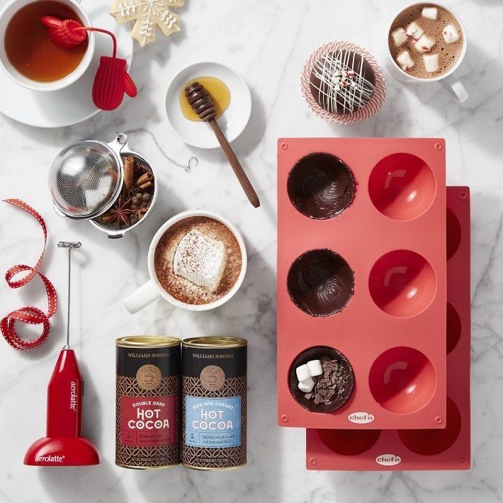 Aerolatte Orijinal Buharsız Süt Köpürtücü, Standlı Kırmızı