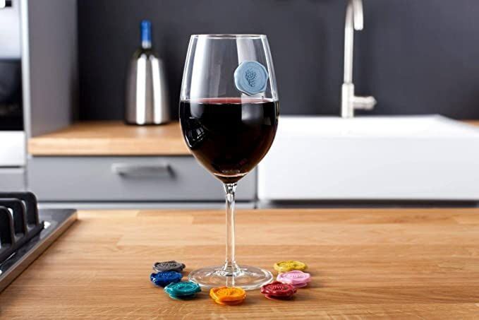 Vacu Vin Bardak İşaretleyiciler (8'li) - Glass Markers / Classic