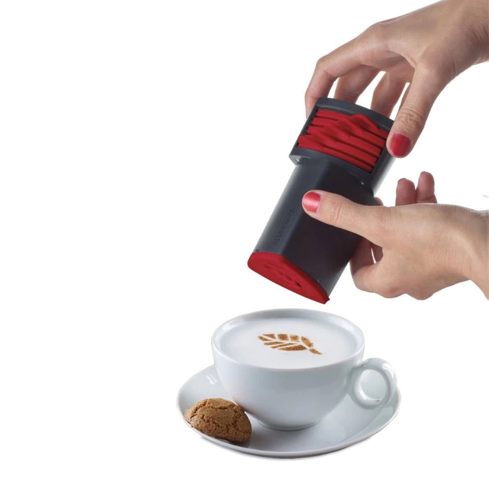 Aerolatte Cappuccino Artist Şablonu, 6 değiştirilebilir eğlenceli tasarım