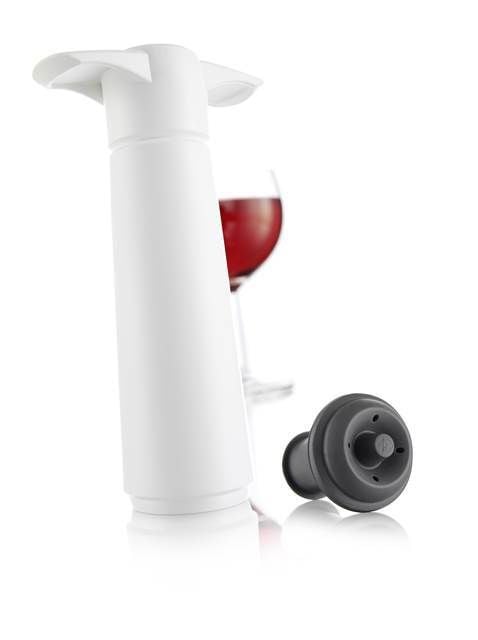 Vacu Vin Şarap Vakum Seti / Beyaz (1 pompa + 1 tıpa)