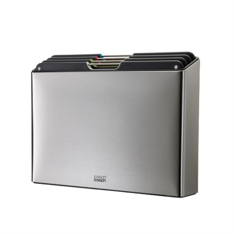 Joseph Joseph Folio Steel 4pc Board Set (S/Steel)