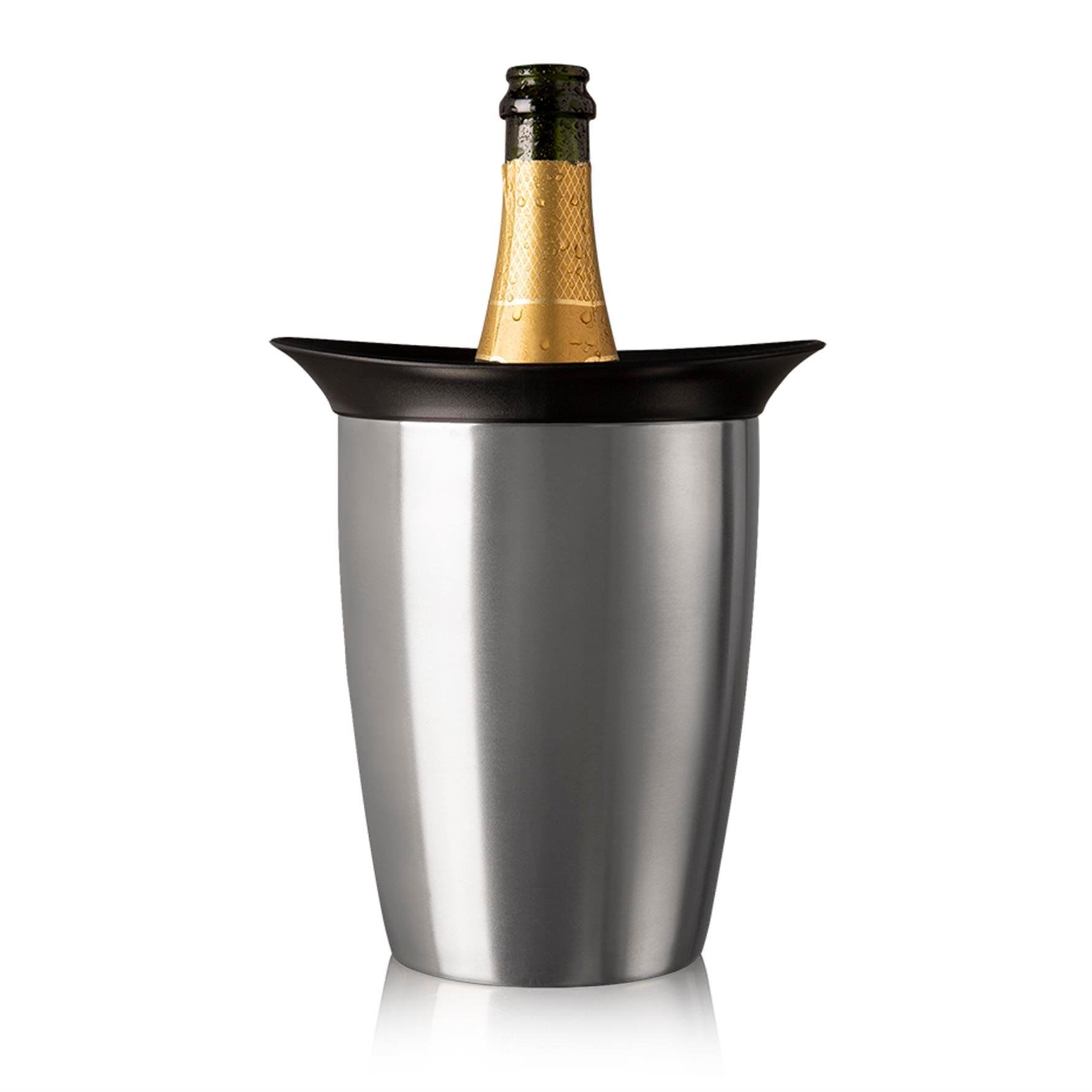 Vacu Vin Aktif Şampanya Soğutucu, Elegant Paslanmaz Çelik