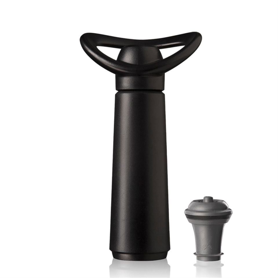 Vacu Vin Şarap Vakum Seti Concerto / Siyah (1 pompa + 1 tıpa)