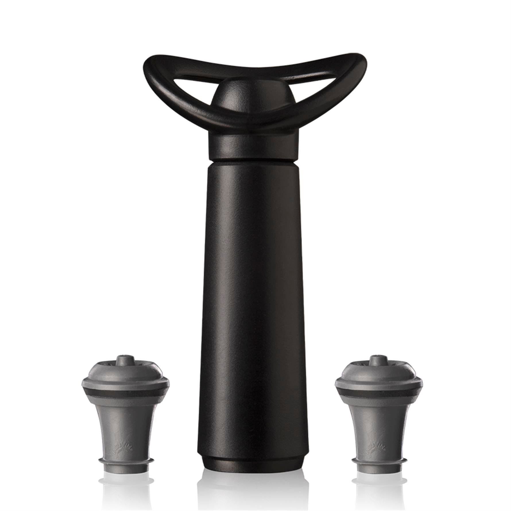 Vacu Vin Şarap Vakum Seti Concerto / Siyah (1 pompa + 2 tıpa)