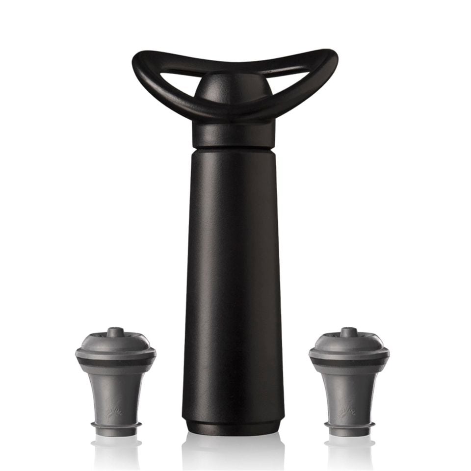 Vacu Vin Şarap Vakum Seti Concerto / Siyah (1 pompa + 2 tıpa)