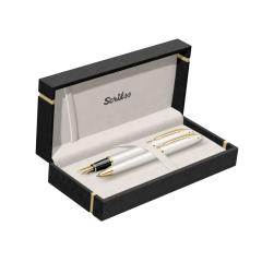 İkili Set Dolmakalem - Tükenmezkalem Noble 35 Beyaz Altın