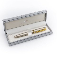 Steelpen Saten Altın Dolma Kalem