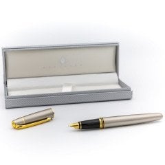 Steelpen Saten Altın Dolma Kalem