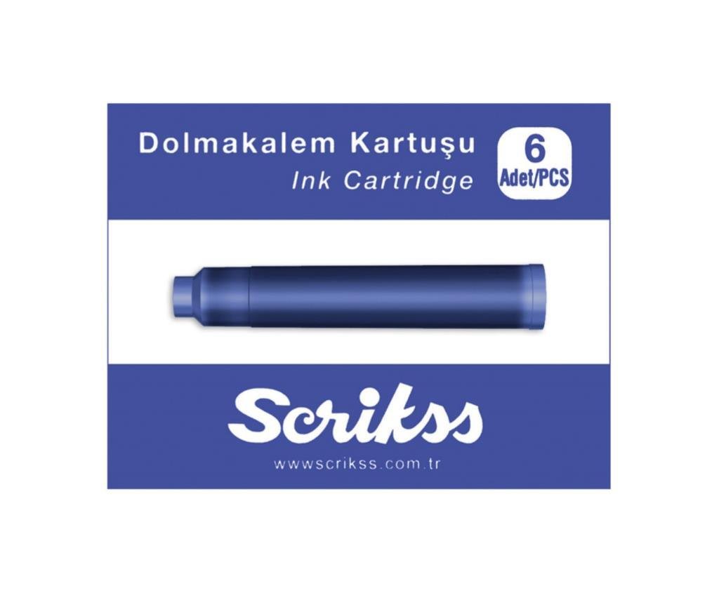 Standart Dolma Kalem Kartuş Siyah Blister