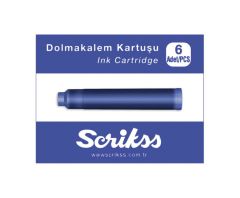 Standart Dolma Kalem Kartuş Siyah Blister
