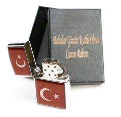 Kişiye Özel Babalar Günü Hediyesi  Benzinli Çakmak