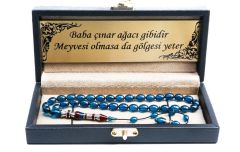Özel İşçilik Nakkaş İmame Sıkma Kehribar Tesbih