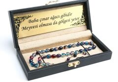 Özel İşçilik Sistemli Model Sıkma Kehribar Deri Kutulu