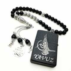 KİŞİYE ÖZEL TESBİH VE ÇAKMAK SET