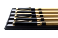 5 Adet Siyah Altın Roller Kalem