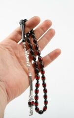 Gümüş İsimli Toz Kehribar Ahşap Kutulu KHNİSİM890324