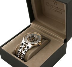 İsviçre Otomatik  Cortebert Safir Cam Gold  Erkek Kol Saati