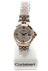 Rose Gold  Cortebert Lüks Bayan Kol Saati