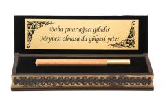 Özel Kutulu Ahşap Roller Kalem