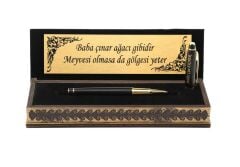 Özel Kutulu  Roller Kalem Mat Siyah