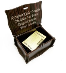 İsme Özel Hediyelik Çakmak Ahşap Kutulu