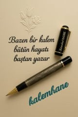 Lalegül Desenli Roller Kalem