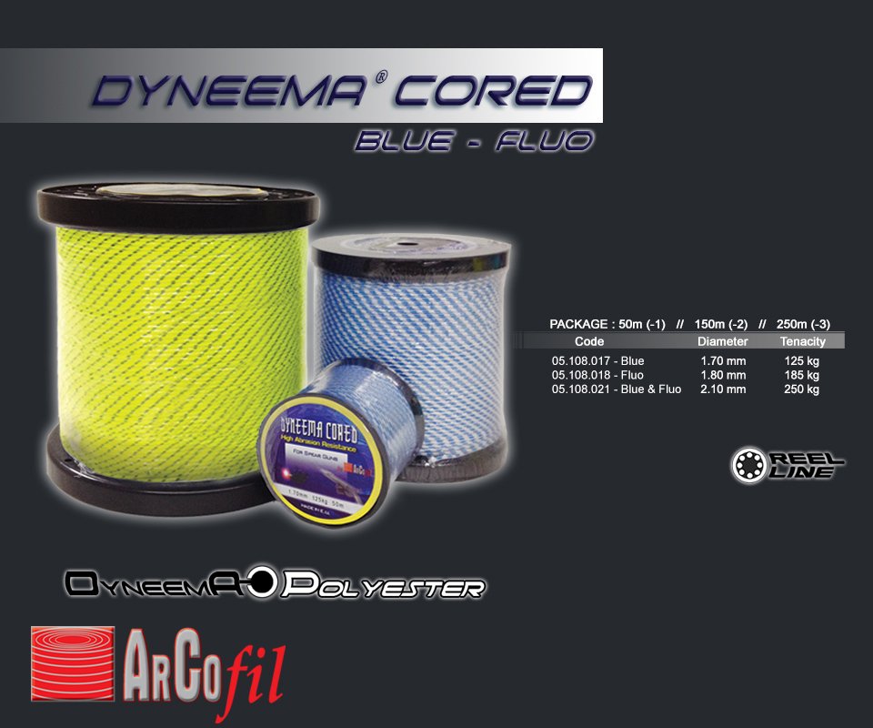 ARCOFIL DYNEEMA CORED Palamut İpi (1.8mm)