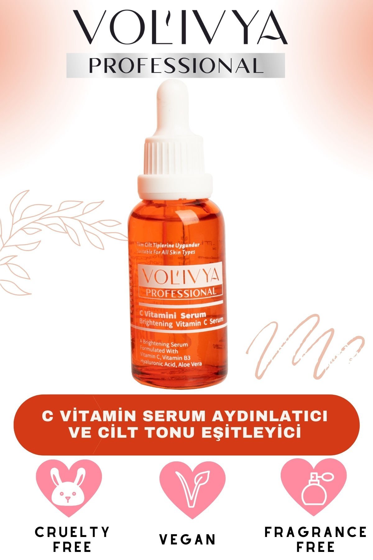 Vitamin C Serum 30ml Aydınlatıcı ve Cilt Tonu Eşitleyici