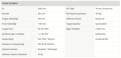 Profil  A-15.868 Çalışma Tezgahı