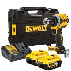 Dewalt DCD800P2T 18V 5.0AH Li-Ion Kömürsüz Çift Akülü Darbesiz Matkap