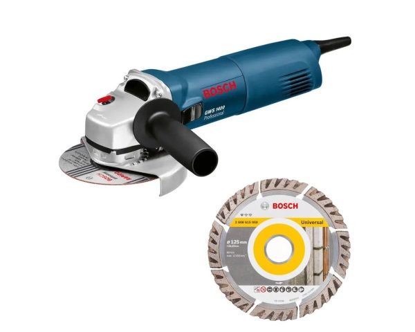 Bosch GWS 1400 + Diamond Disc