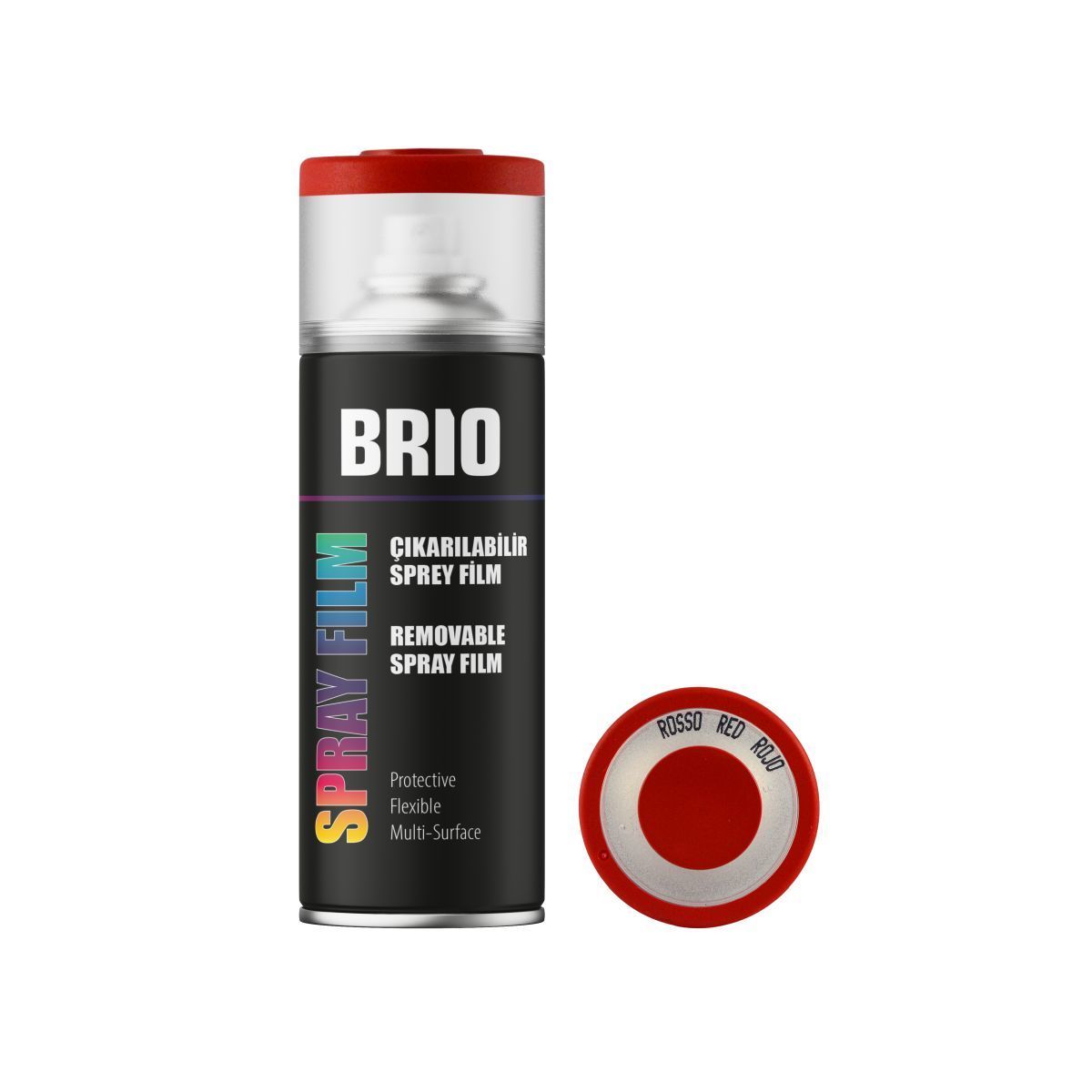 Brio Sprey Boya Çıkarabilinir Opak Red 400 Ml