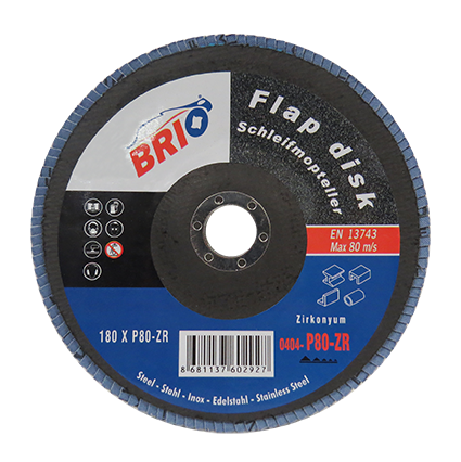 Brio Flap Disk 180Xp60 Zr