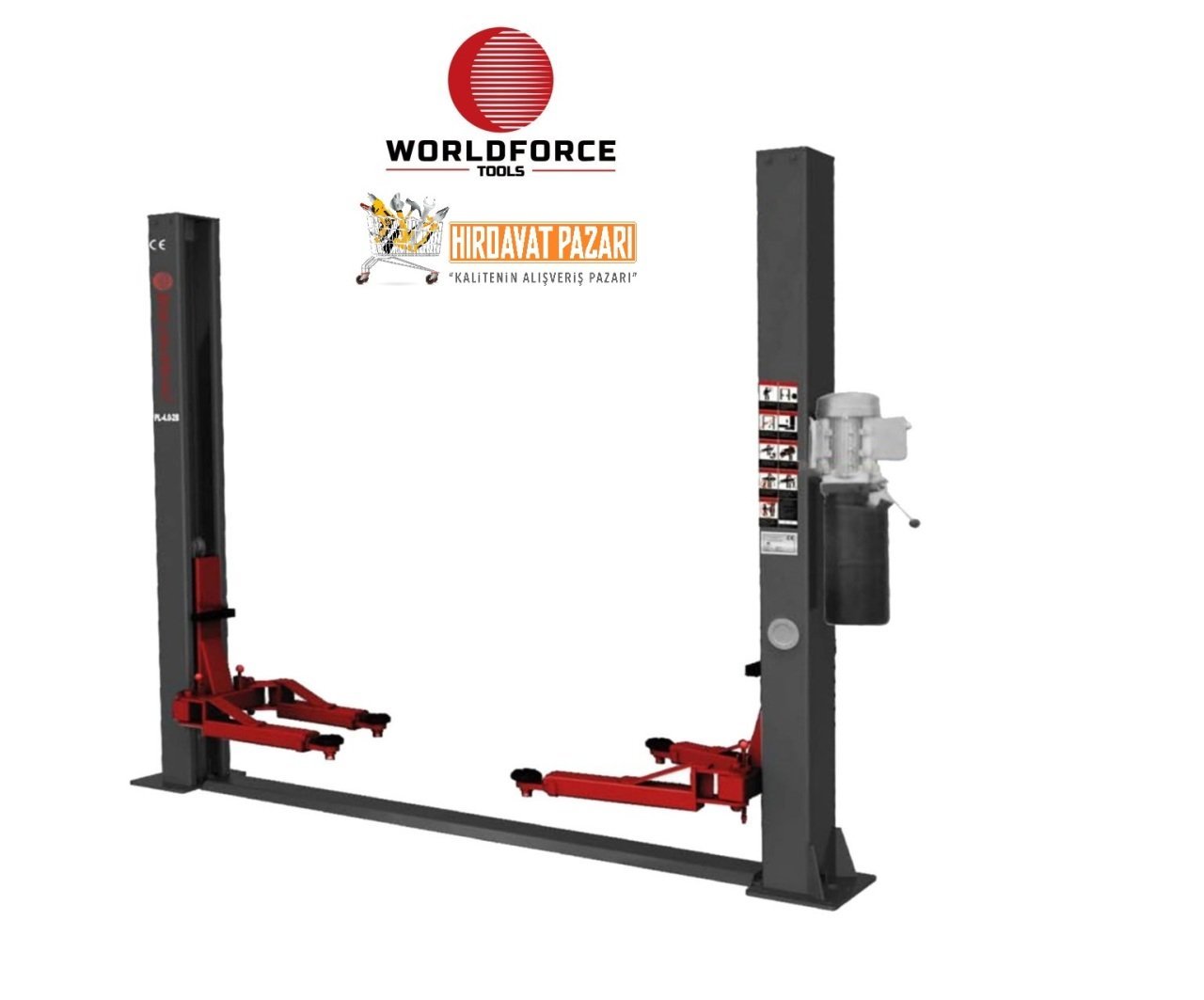 Hidrolik Lift İki Sütunlu 4 Ton PL-4.0-2B-Worldforce