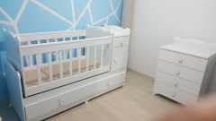BBY 950 Büyüyebilen 3 Kapılı Bebek Odası Takımı Beyaz