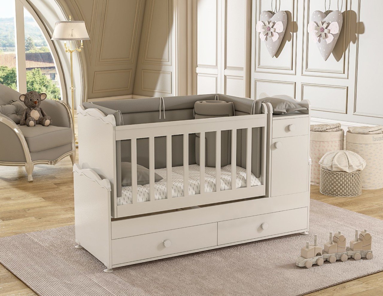 BBY 890 Babysun Buyuyen Besik (60 165 ) Beyaz