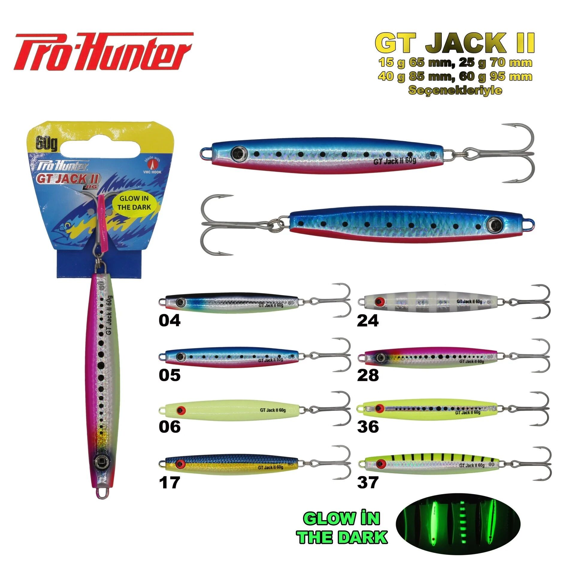 Pro Hunter GT Jack-II 60 gr Jig Kaşık