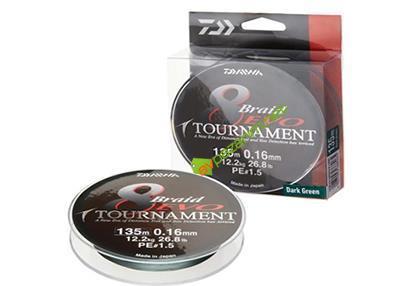 Daiwa Tournament 8X Evo 300 mt 0,12 mm