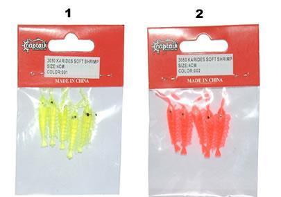 Captain 3050 Soft Shrimp 4 cm Silikon Yem