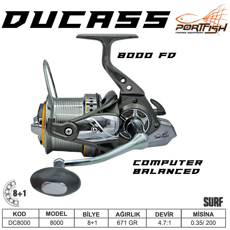 Portfish Ducass 8000 Surf Olta Makinesi