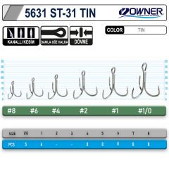 Owner ST-31 TN Üçlü İğne