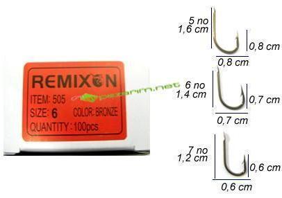 Remixon 505 Bronz İğne No:5-6-7-8