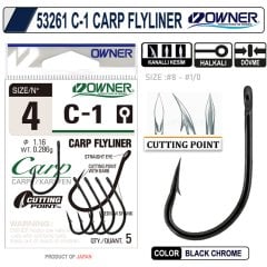 Owner 53261 C-1 Carp Fly Liner Olta İğnesi