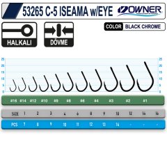 Owner 53265 C-5 İseama W/Eye Olta İğnesi
