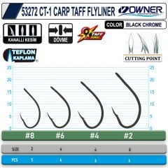 Owner 53272 Carp Taff Flyliner Olta İğnesi