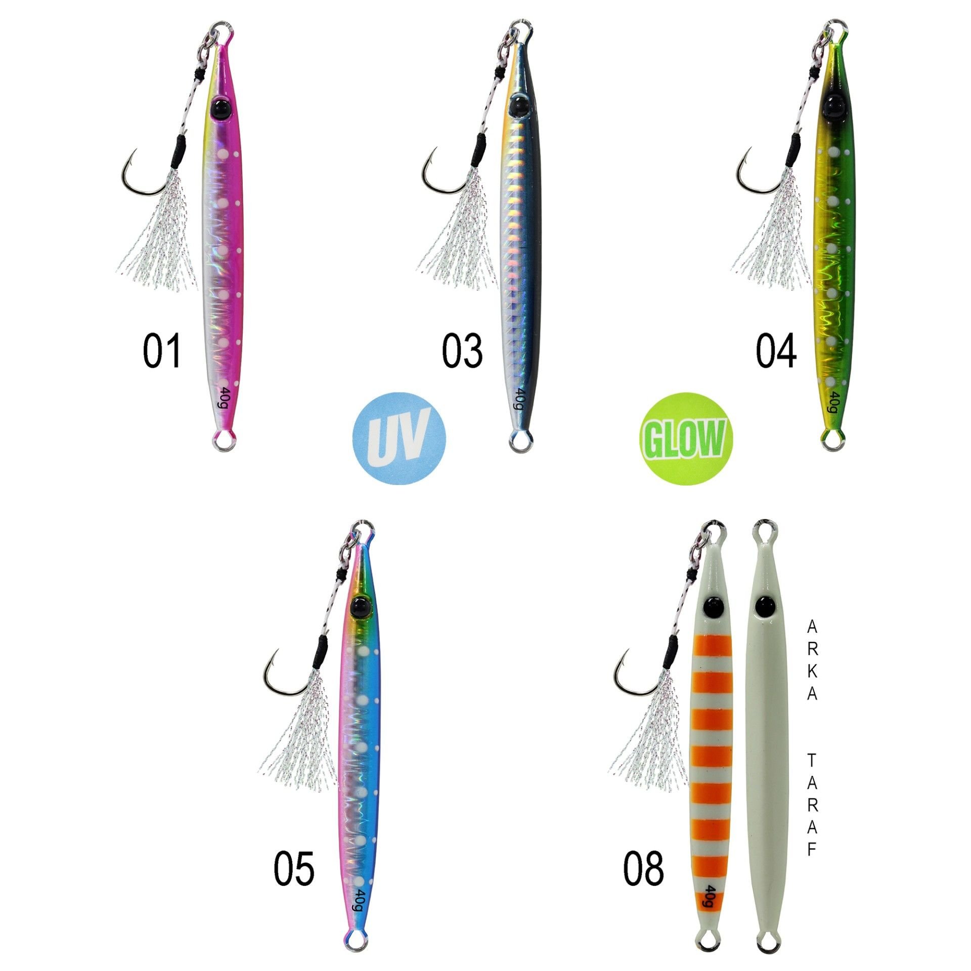 Captain 3631 Crawler Jigger 40 gr Jig