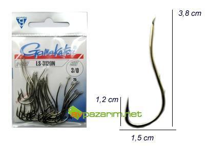 Gamakatsu LS-3120N Nikel İğne No:3/0
