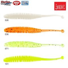 Lucky John Spanky Worm 8 cm Silikon Yem