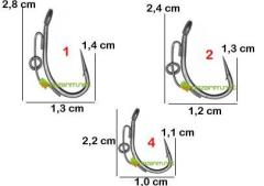 Mustad 60552NP Micro Barb Sazan İğnesi