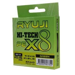 Ryuji PE X8 Green İp Misina 150 mt